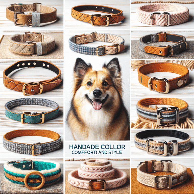 coleiras artesanais: conforto e estilo para seu cão