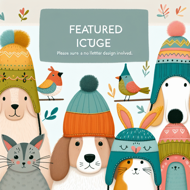 chapéus artesanais para pets: estilo divertido com toque pessoal