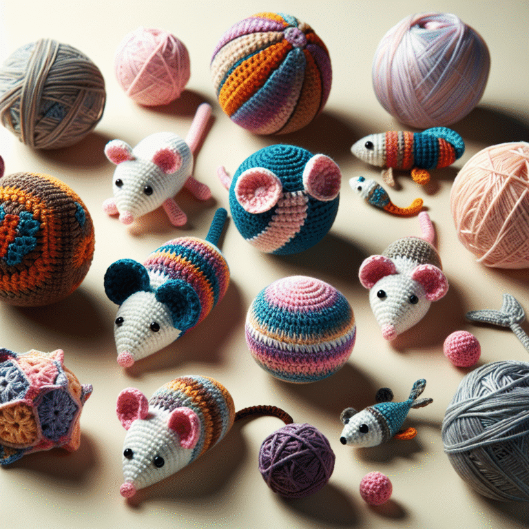 Brinquedos de crochê para gatos: Diversão e estilo