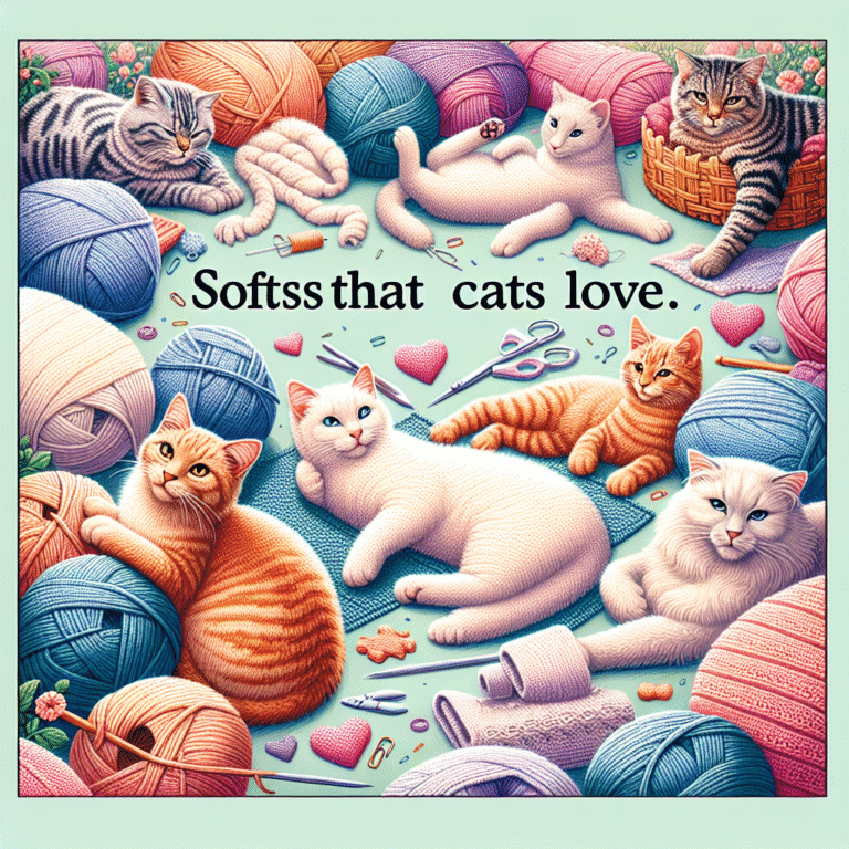 caminhadas de tricô para gatos: a suavidade que eles adoram