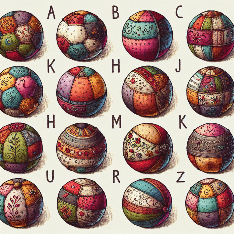 Bolas de tecido feitas à mão: Criatividade em cada arremate