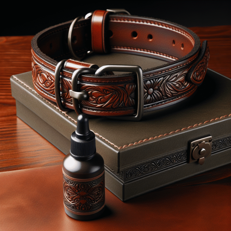 Coleiras de Couro Feitas à Mão: Luxo e Durabilidade para seu Cão