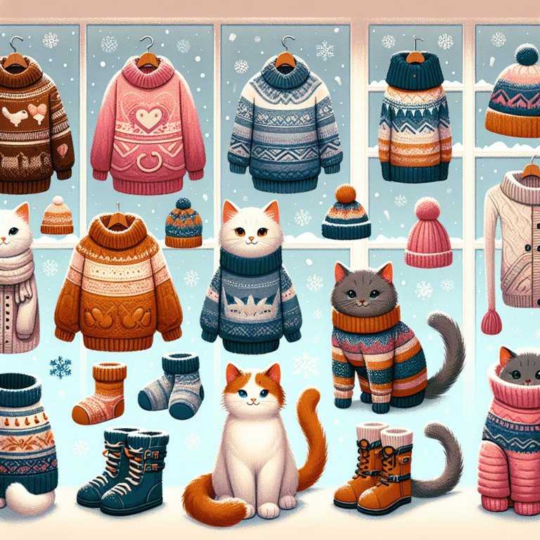 roupas quentinhas para gatos no inverno: aquecendo o coração felino