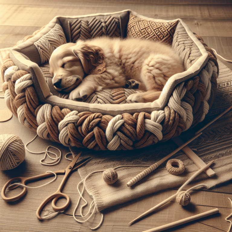 Camas artesanais confortáveis para cães