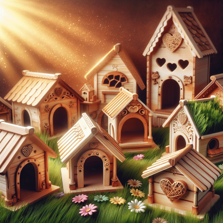 casinhas de madeira para pets: a durabilidade e charme que seu animal merece