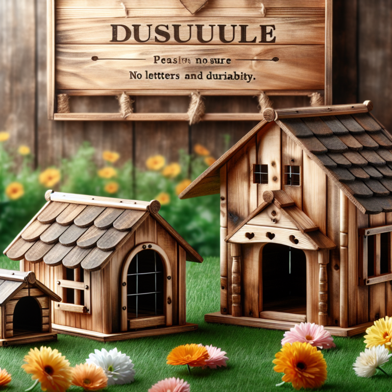 casinhas de madeira para pets: charme rústico e durabilidade