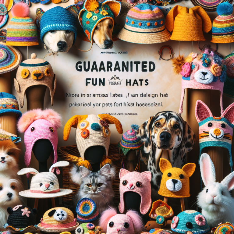 chapéus artesanais para pets: diversão garantida