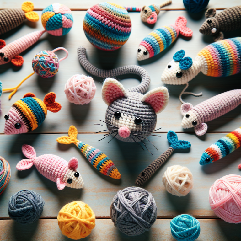 Brinquedos de crochê para gatos: diversão artesanal para felinos