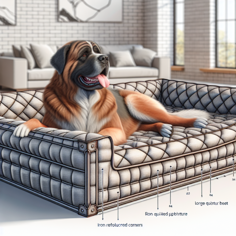 camas resistentes para cães grandes: conforto e segurança