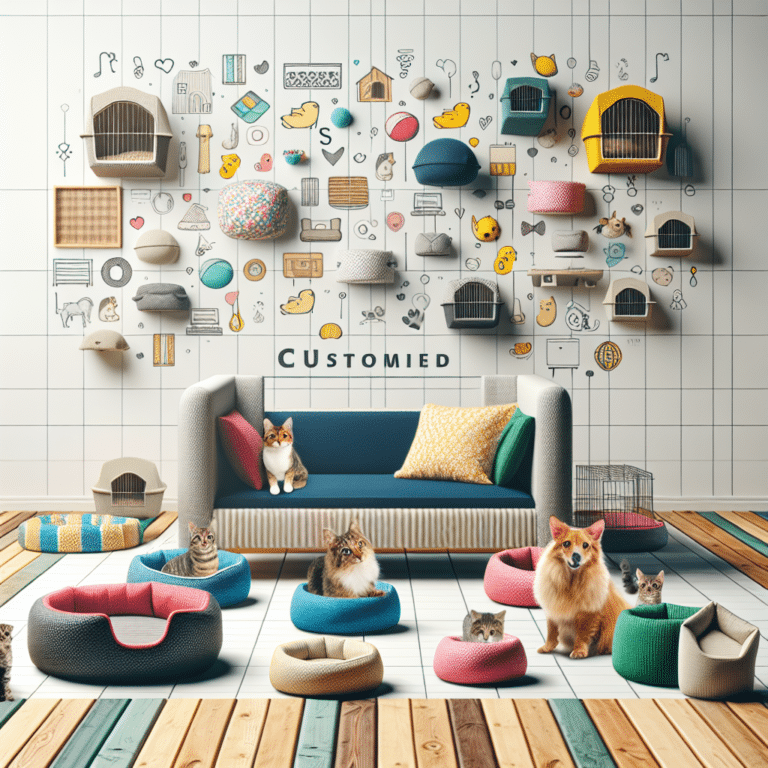 camas personalizadas para gatos e cachorros: um toque único