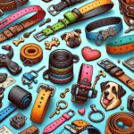 coleiras criativas para cães ativos: explore com estilo