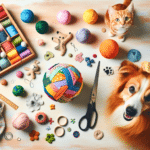 Como fazer bolas de tecido feitas à mão para pets