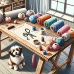 Como fazer bolas de tecido feitas à mão para pets