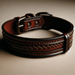 coleiras de couro feitas à mão: elegância e resistência para o seu amigo