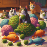 Brinquedos artesanais com catnip: Atraindo gatos de forma natural