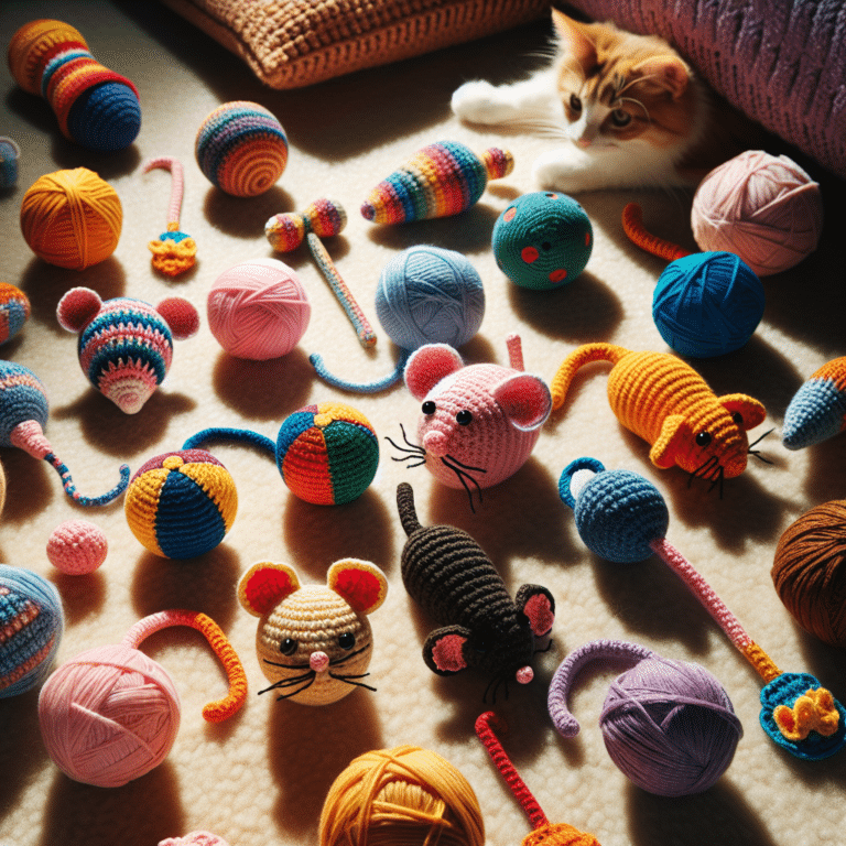 Brinquedos de crochê para gatos: O guia completo