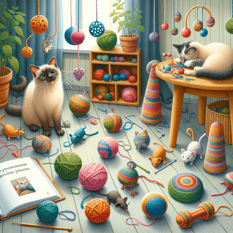 Brinquedos de crochê para gatos: O guia completo